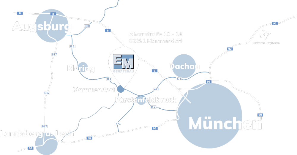 Access map to EM Gerätebau